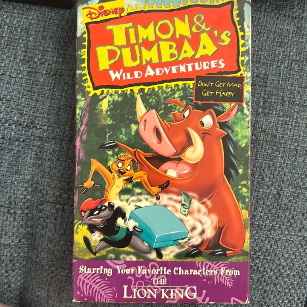 Disneys Timon and pumbaa wild adventure vhs